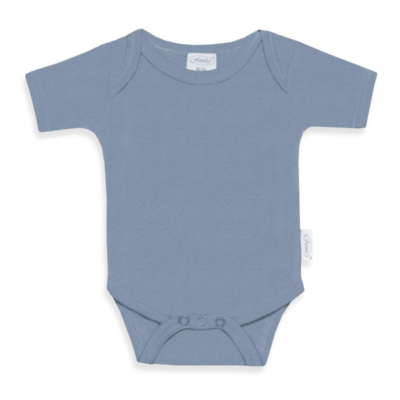 Funnies romper korte mouw uni Grey Blue