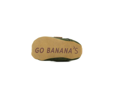 Go Bananas babyslofjes groen met dinoprint M | VEILING startprijs 1,00