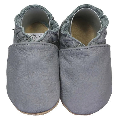 Hobea babyslofjes Dunkelgrau