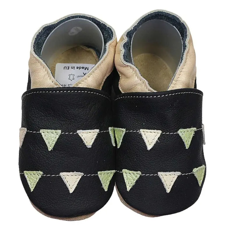 Hobea babyslofjes Girlanden schwarz