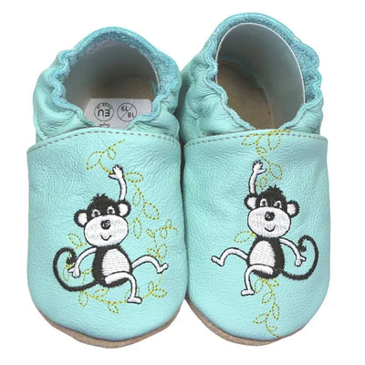 Hobea babyslofjes extra antislip Affen