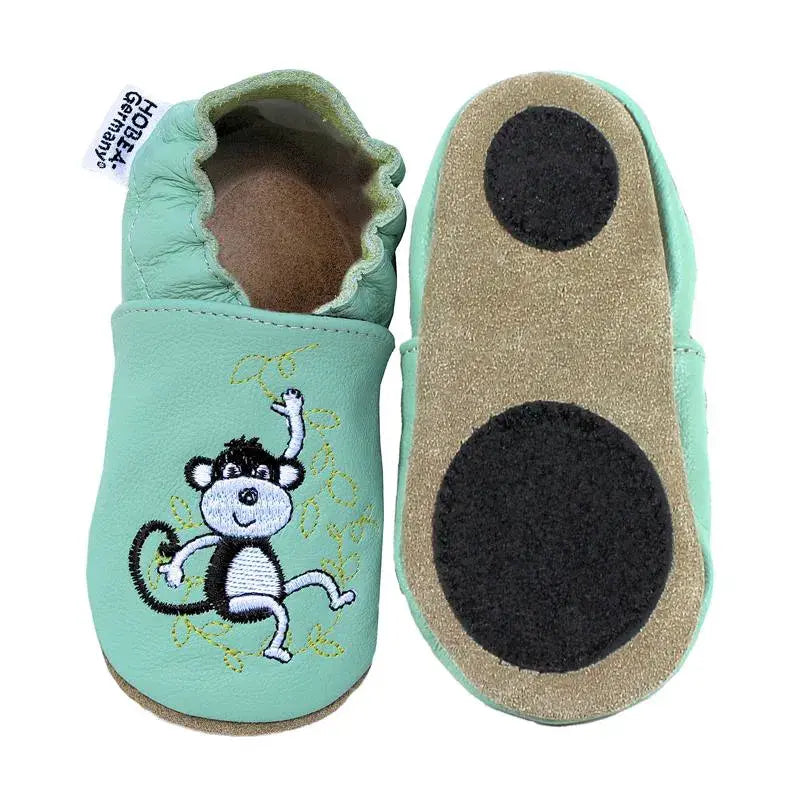 Hobea babyslofjes extra antislip Affen