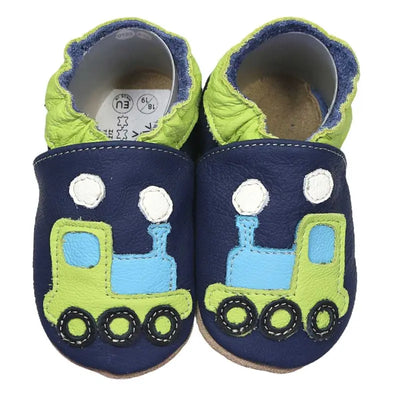 Hobea babyslofjes extra antislip Eisenbahn