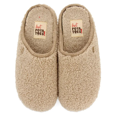 Hot Potatoes pantoffels 92093 Taupe
