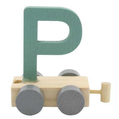 JeP kids houten treinletter P