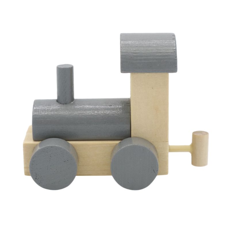 JeP kids houten treinletter locomotief