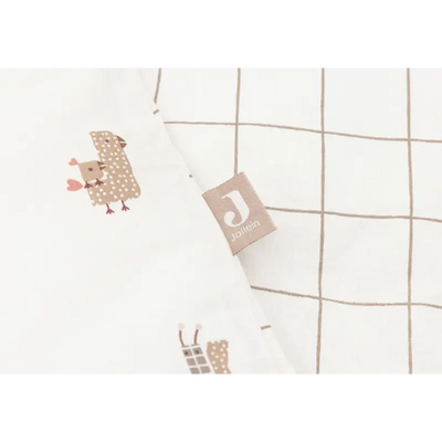 Jollein dekbedovertrek 100x140cm - Animal Friends