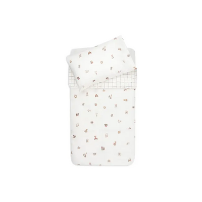 Jollein dekbedovertrek 100x140cm - Animal Friends