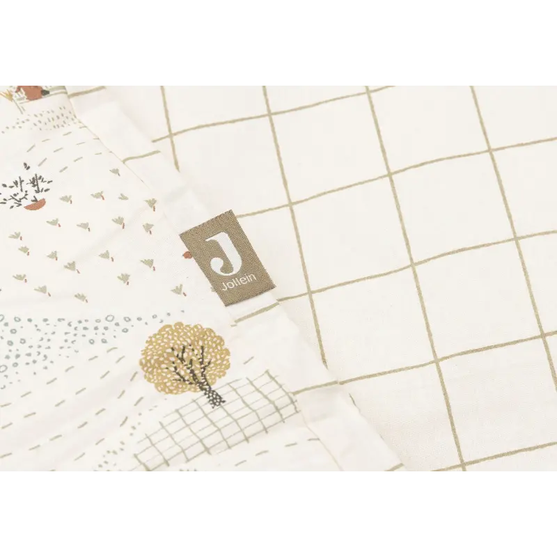 Jollein dekbedovertrek 100x140cm - Tiny Park