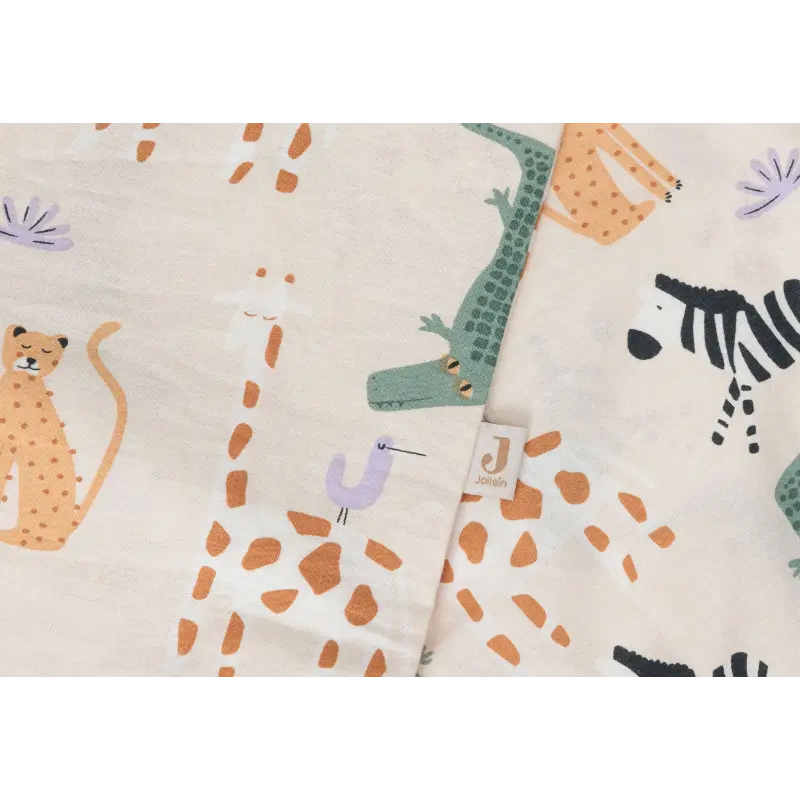 Jollein dekbedovertrek 100x140cm Jungle Jambo