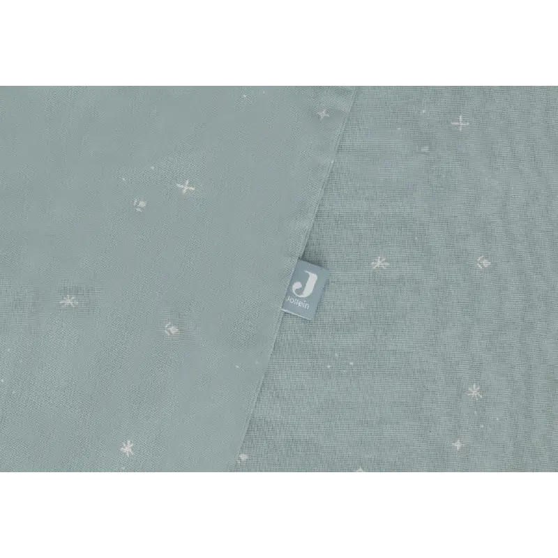 Jollein dekbedovertrek 100x140cm Twinkling - Sea Green