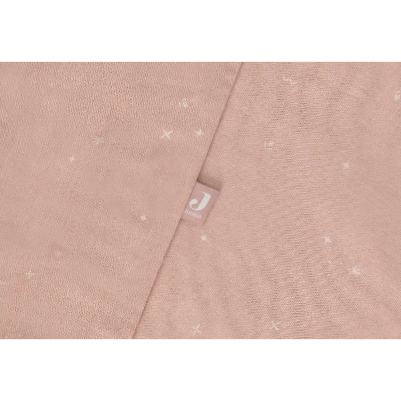 Jollein dekbedovertrek 100x140cm Twinkling - Wild Rose