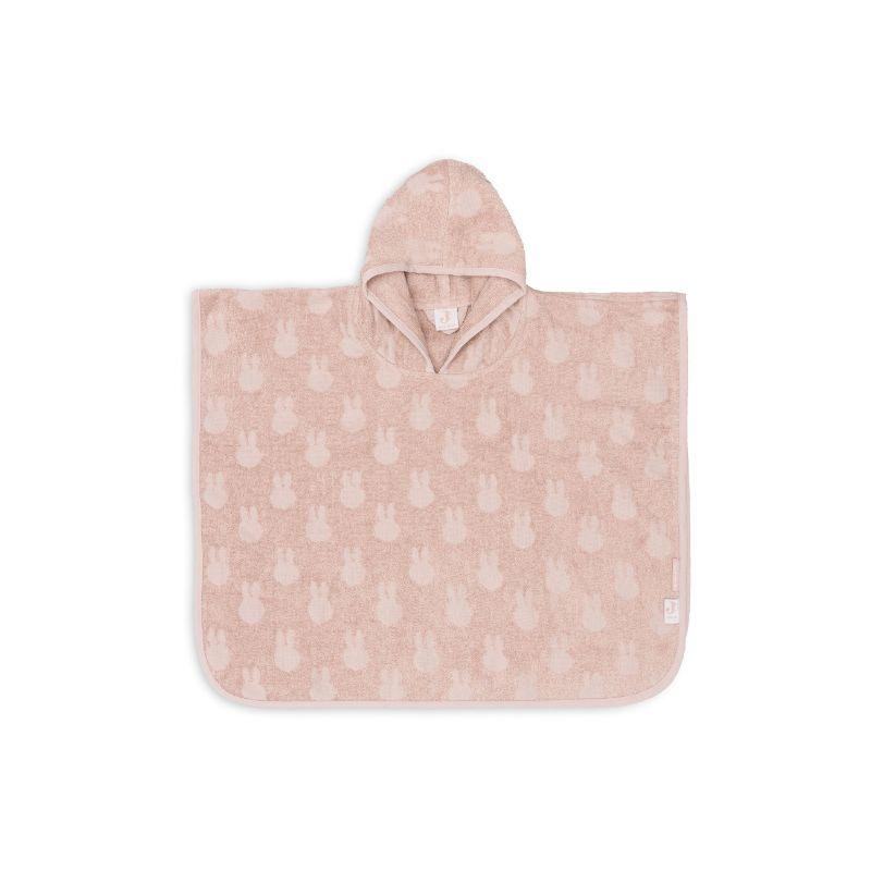 Jollein badponcho Nijntje - Miffy Jacquard Wild Rose