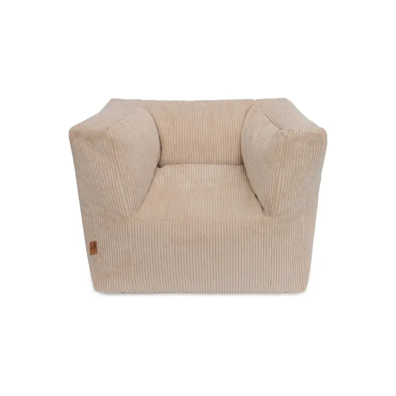 Jollein fauteuiltje Beanbag Corduroy - Natural