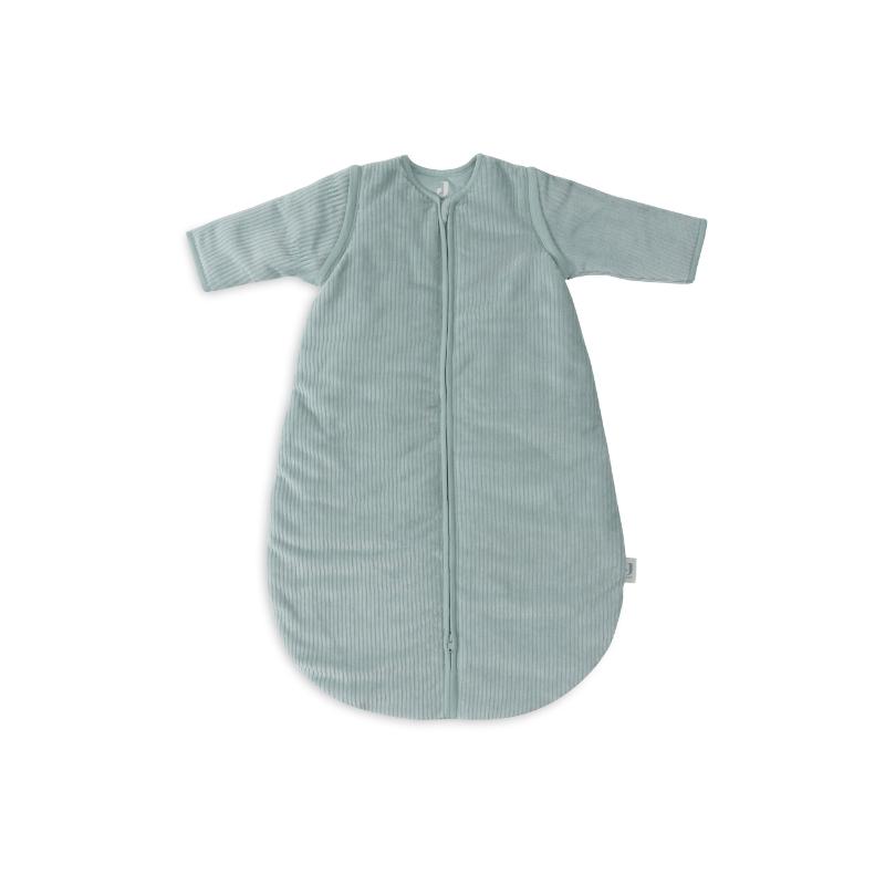 Jollein slaapzak met afritsbare mouw Rond Rib Sea Green