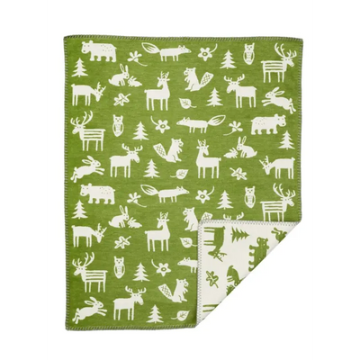 Klippan wiegdeken wol - Forest lime blossom