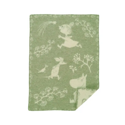 Klippan wiegdeken wol - Moomin Winterland