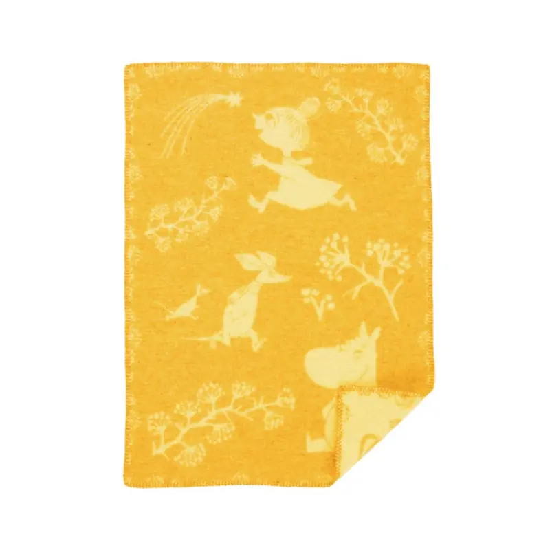 Klippan wiegdeken wol - Moomin Winterland