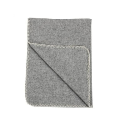 Klippan wiegdeken wol - Softwool grijs