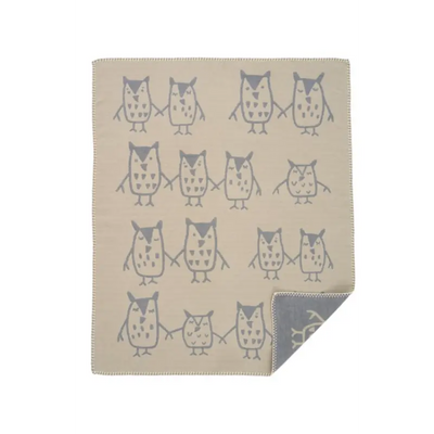 Klippan wiegdeken wol hand in hand