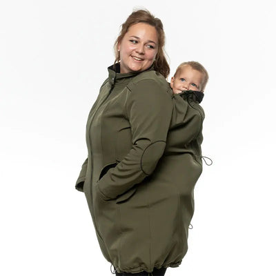 Liliputi 4in1 softshell Mama Coat Forest Green