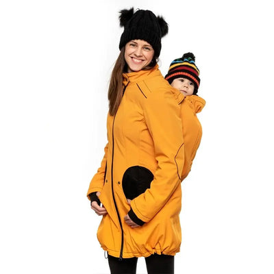 Liliputi 4in1 softshell Mama Coat Mango