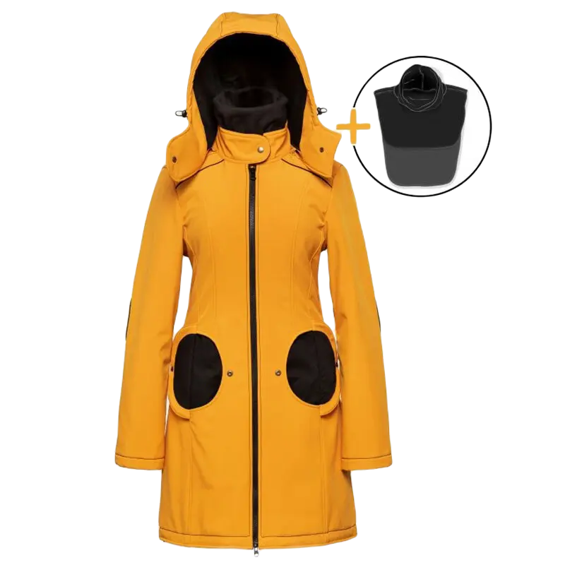 Liliputi 4in1 softshell Mama Coat Mango