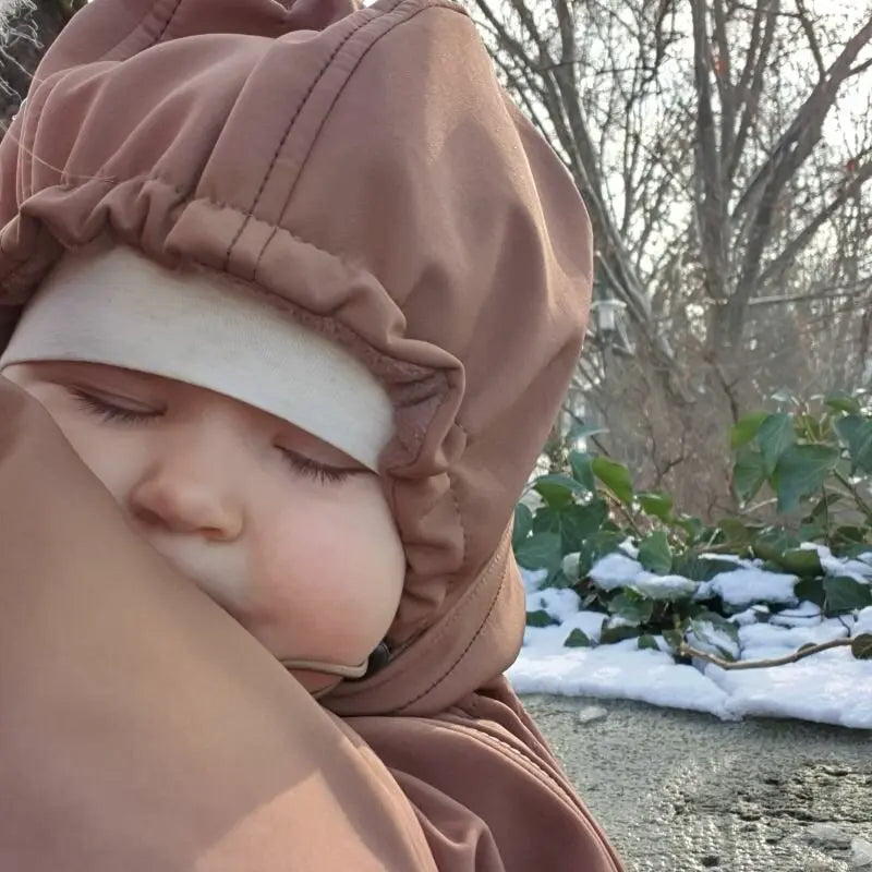 Liliputi Baby Hood & Neck warmer Caramel