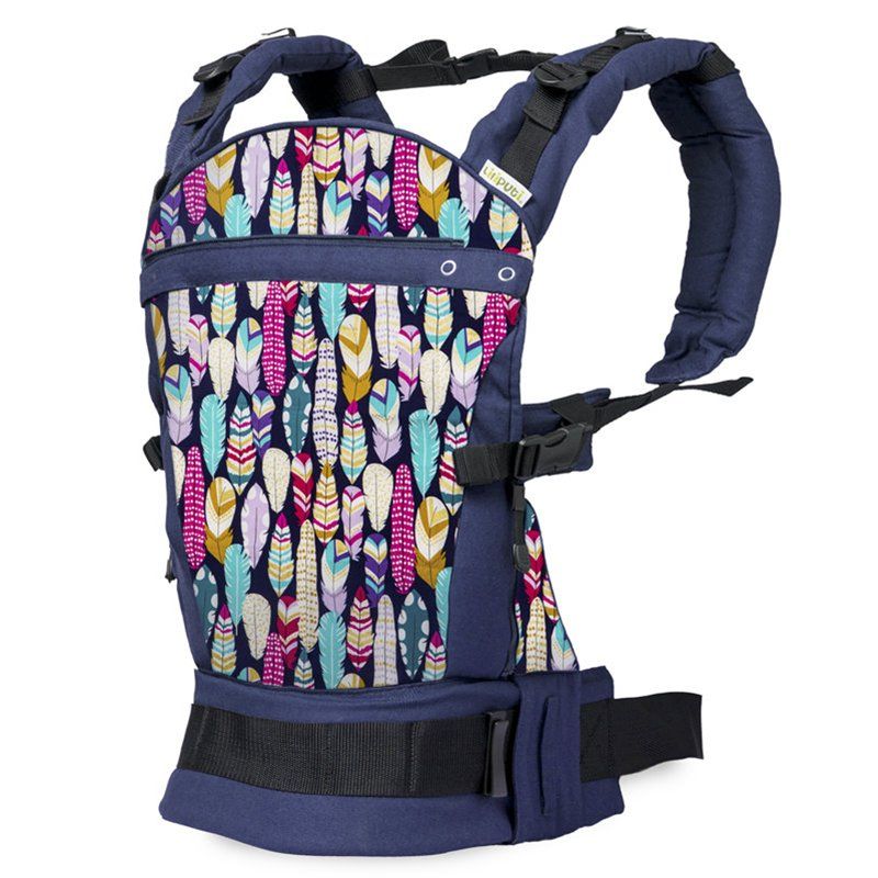 Liliputi Buckle Carrier SCC Rainbow Line Feather