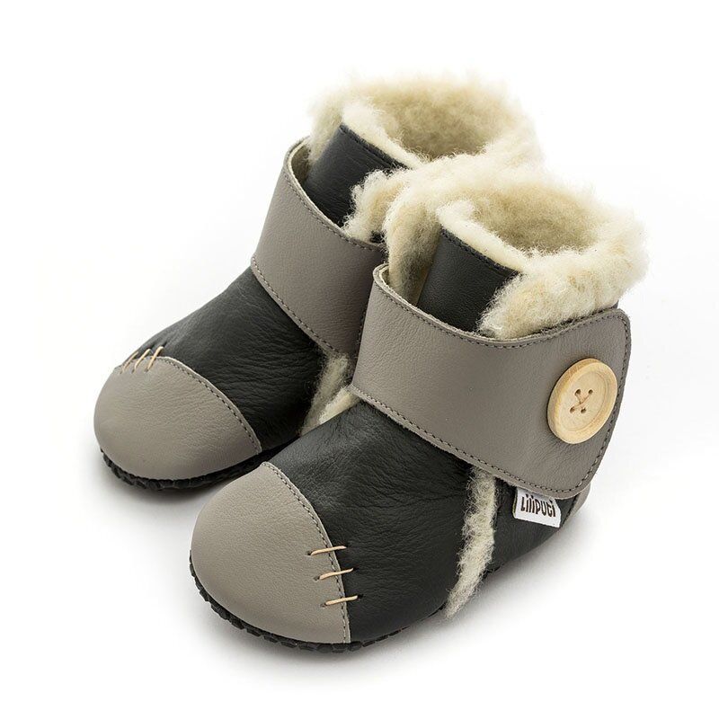 Liliputi Soft Paws babylaarsjes Booties Metal