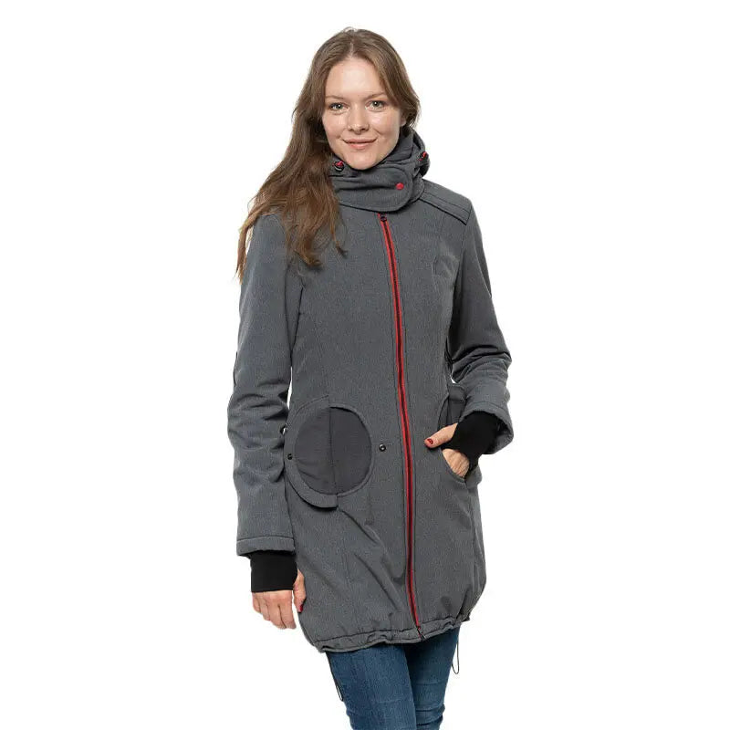 Liliputi 4in1 softshell Mama Coat Antracit