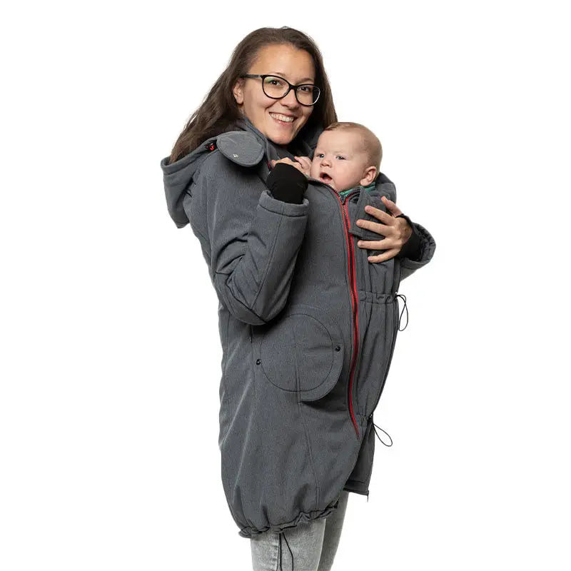 Liliputi 4in1 softshell Mama Coat Antracit