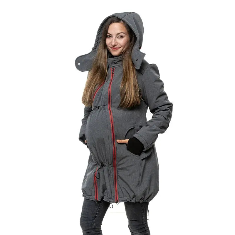 Liliputi 4in1 softshell Mama Coat Antracit