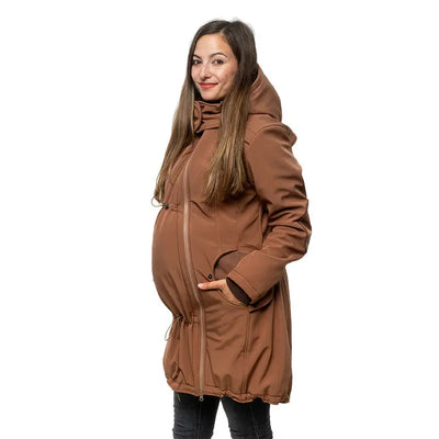 Liliputi 4in1 softshell Mama Coat Caramel