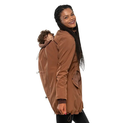 Liliputi 4in1 softshell Mama Coat Caramel