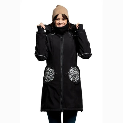 Liliputi 4in1 softshell Mama Coat leopard