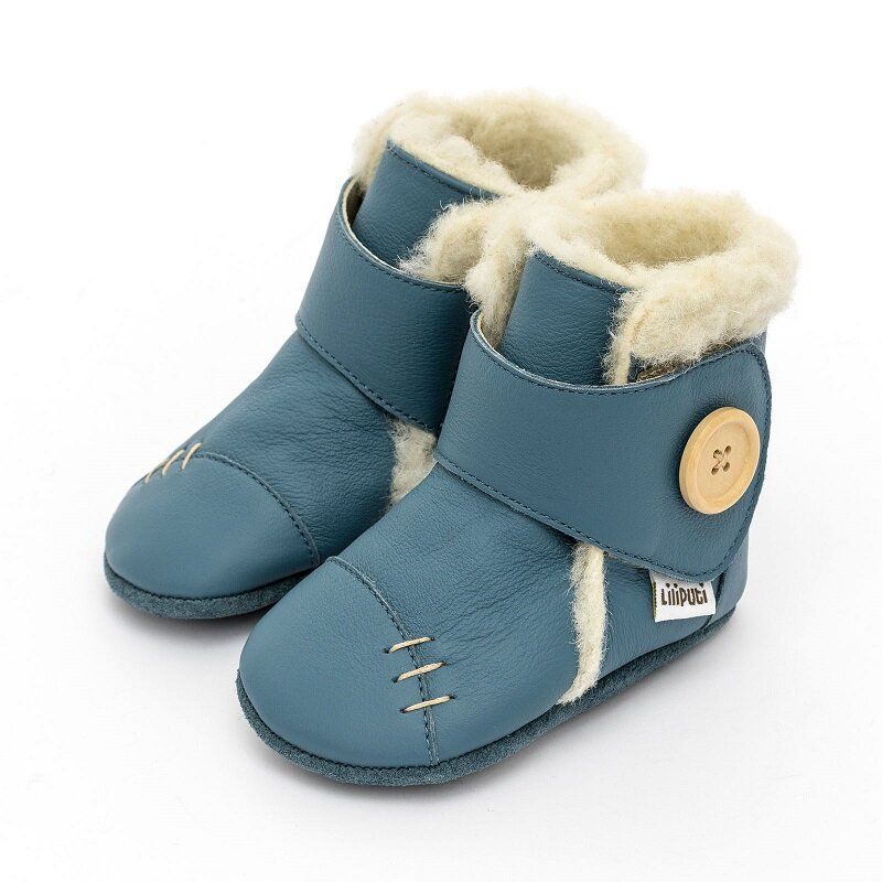 Liliputi babylaarsjes Booties Snow Clouds