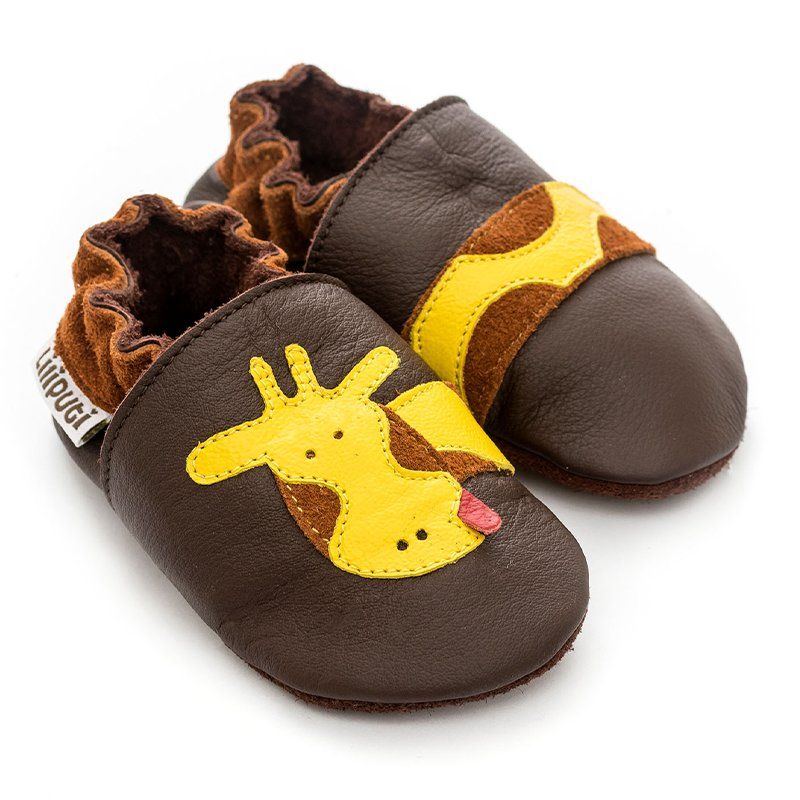 Liliputi babyslofjes Giraffe Brown