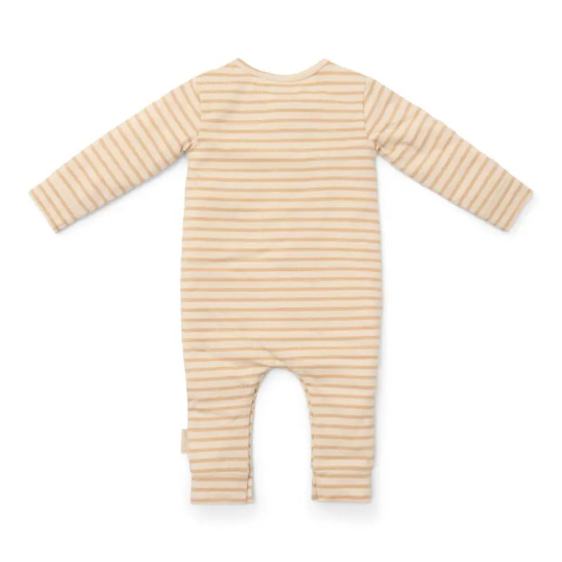 Little Dutch eendelige pyjama Natural Stripes