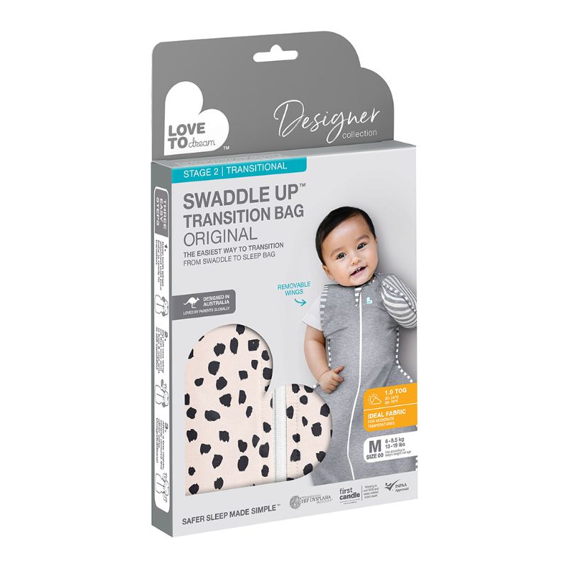 Love To Dream™ Swaddle Up Stage 2 overgangsfase Animal Beige