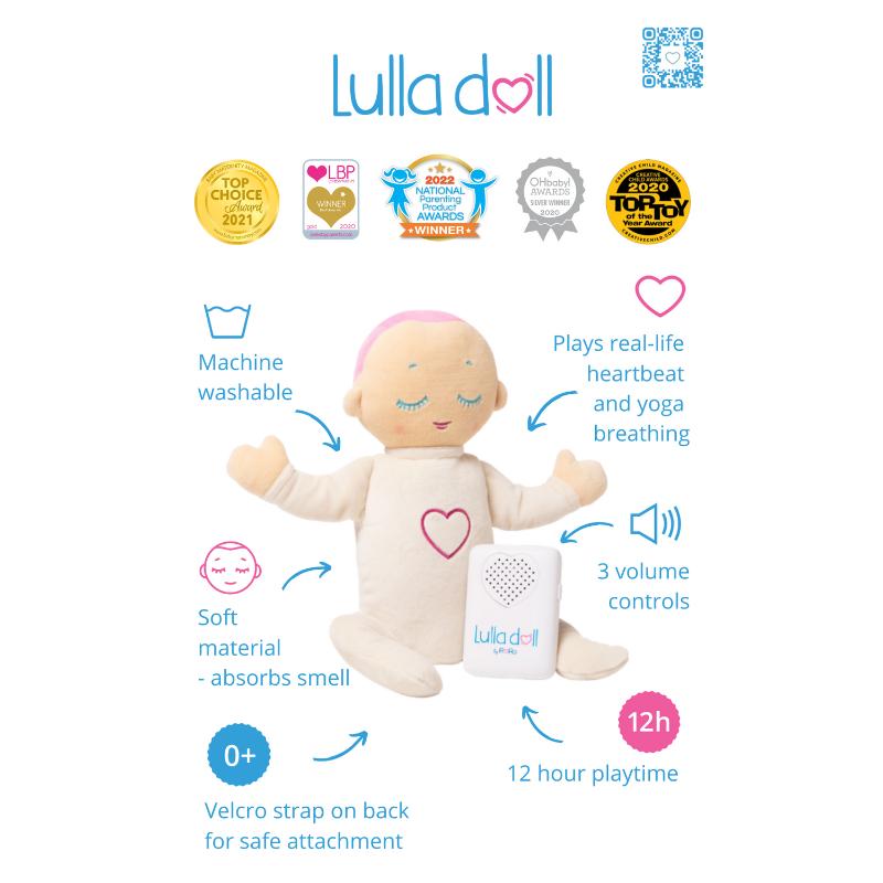 Lulla Doll slaapknuffel Coral