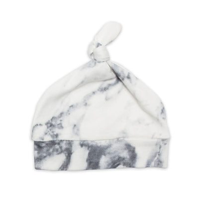 Lulujo Hello World Swaddle & Hat - Marble