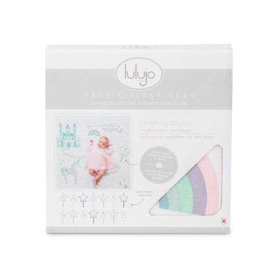 Lulujo Swaddle & Cards - Something Magical