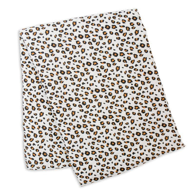 Lulujo bamboo swaddle large Leopard