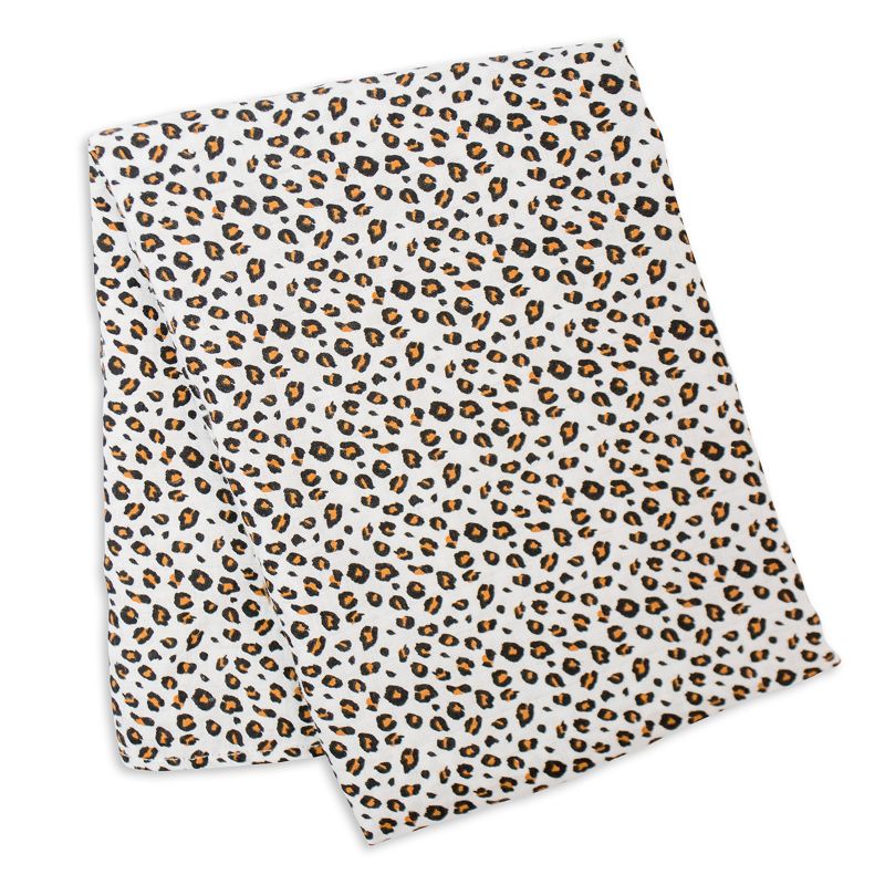 Lulujo bamboo swaddle large Leopard