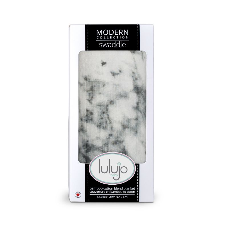 Lulujo bamboo swaddle large Marble