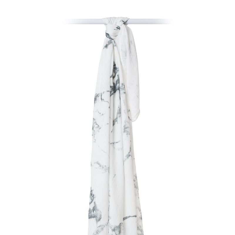 Lulujo bamboo swaddle large Marble