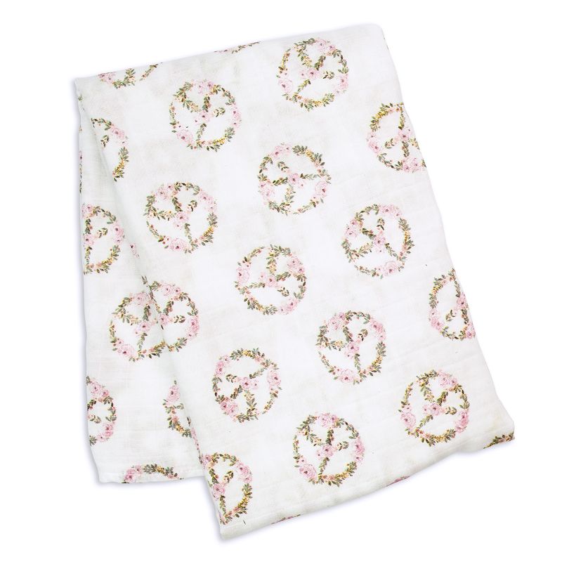 Lulujo bamboo swaddle large Peace