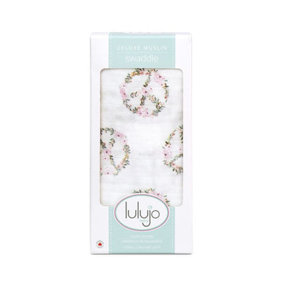 Lulujo bamboo swaddle large Peace