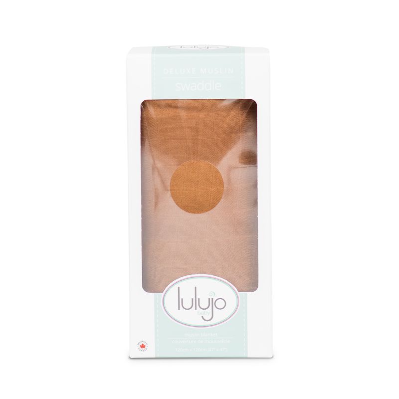 Lulujo bamboo swaddle large Tan